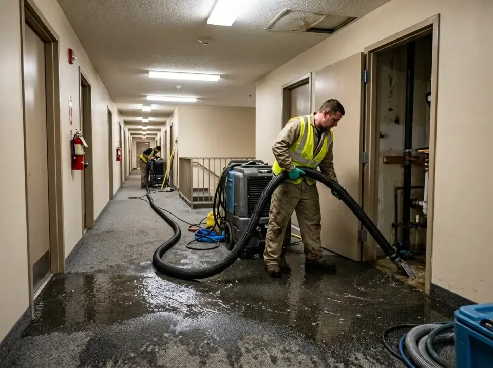 multi-unit-apartment-hallway-f-005 — frequently asked questions, Emergency Burst Pipe Water Extraction & Removal in Alvarado…